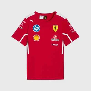 t-shirt adulto Scuderia Ferrari hp F1 team Replica Sponsor 2025 - Imagen 1 de 2