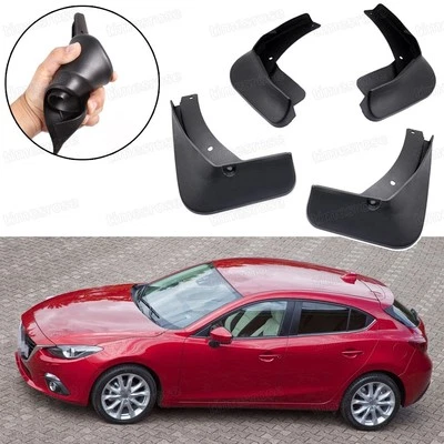 Guardabarros guardabarros negro para Mazda 3 hatchback 2014-2016 Foto 1 de 4