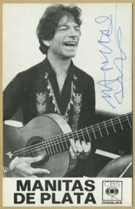 Manitas de Plata (1921-2014) - Guitariste français - Jolie photo signée - 80s - Imagen 1 de 1