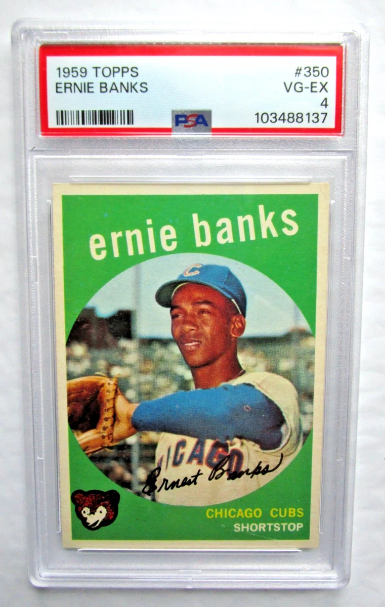 Ernie Banks Baseball 1959 Season Sports Trading Cards