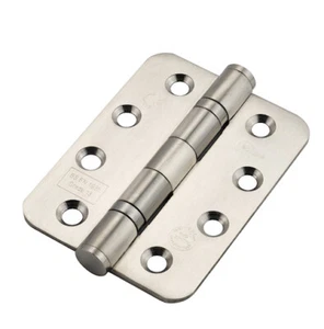 Grade 13 Ball Bearing Radius Fire Door Hinge Satin Finish - Picture 1 of 1
