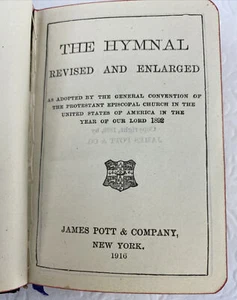 Libro de Oración e Himnario Edición Cambridge 1916 James Pott & Company NY Caja Original - Imagen 1 de 13
