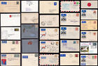 FLIGHT AIRMAIL COVERS GB FRANKINGS 1931-76 ..PRICED SINGLY