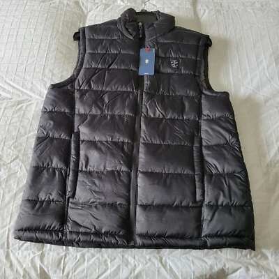 NWT Izod Performance Vest Sz. Small  BLACK  NEW - Image 1 of 3