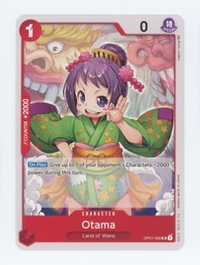 Juego de cartas coleccionables Otama OP01-006 ~ U Inglés, One Piece Romance Dawn - Imagen 1 de 1
