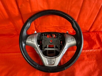 10-12 HYUNDAI GENESIS 2D CUPÉ - VOLANTE - CUERO NEGRO PLATA CARA OEM Foto 1 de 4