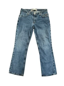 Harley Davidson Womens Jeans Bootcut Denim Motorcycle Biker Blue - Picture 1 of 12