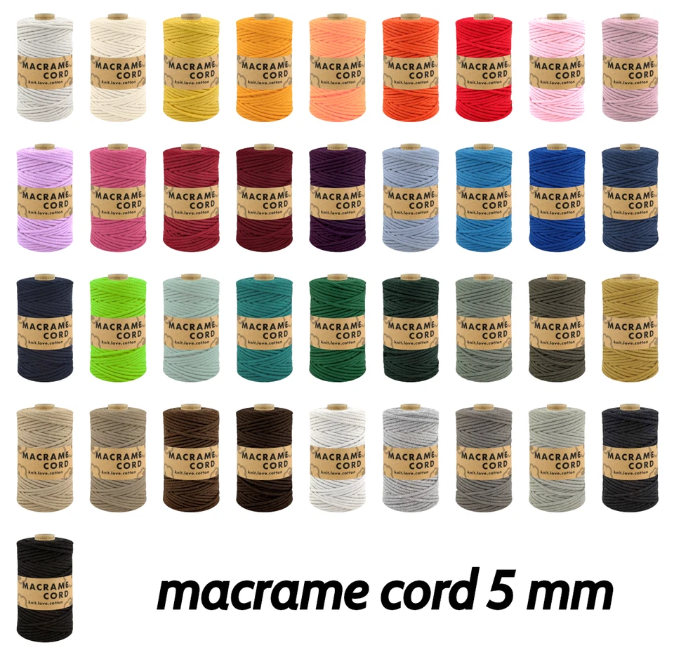 Cordón Macramé Mult, Trenzado, 5mm, 100 Metros - Imagen 1 de 1