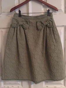 Moschino Jacquard Bows Skirt Sz 6 - Picture 1 of 5