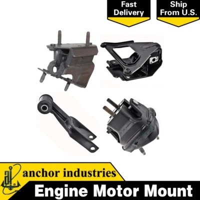 Juego de 4 montaje de motor para PONTIAC GRAND PRIX 2005-2008 5,3 L GASOLINA NA -Ancla Foto 1 de 4