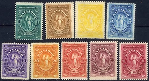 Salvador 1890 Figura Allegorica MH (SC# 38-46) - Foto 1 di 1