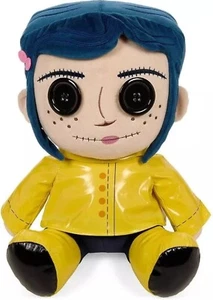 Coraline mit Knopfaugen Kidrobot von Neca 13 Medium Plüsch NEU mit Etikett - Bild 1 von 1