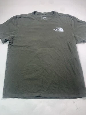 The North Face Shirt Mens Medium Short Sleeve Green Crew Neck Logo - Image 1 of 4