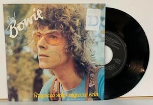 00530 45 giri 7" Promo David Bowie - Ragazzo solo, ragazza sola / Peace on earth - Picture 1 of 2