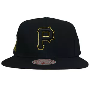 Pittsburgh Pirates Mitchell & Ness MLB Snapback Hat Cap 3D Logo Side Logo NWT - Picture 1 of 8