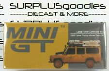 Mini-Gt 1:64 Overseas Box 1989 Land Rover Defender 110 Dirty Camel Trophy Winner
