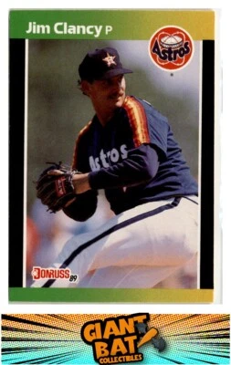 1989 Donruss Traded #T-32 Jim Clancy - Image 1 of 2