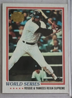 2001 Topps Archives #225 Reggie Jackson New York Yankees Baseball Card  - Image 1 of 2