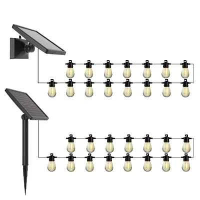 Deck Impressions 15-ct. Solar String Light, LED Bulbs with Dual Mounting Option - Image 1 of 4
