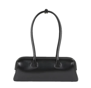 OSOI Boat Wide Black - Borsa a tracolla in pelle Made in Korea | FedEx - Foto 1 di 7
