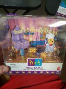 (MATTEL) POOH (POOH'S KITCHEN SET) CHEERFUL TIMES COLLECTION 1998  (NEW)!!