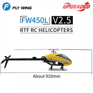 Fly Wing FW450 V2.5 RTF RC Helicopter 6CH GPS Auto Return H1 Flight Controller - Picture 1 of 23