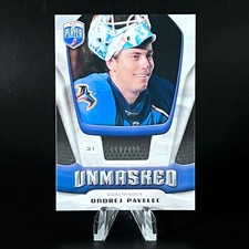Ondrej Pavelec 2009-10 (THRASHERS) Be A Player Goalies Unmasked #GU11 /499 LOOK!