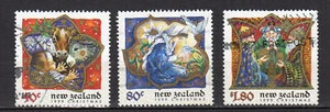 Nouvelle-Zélande 1999 Christmas - Noël 3 timbres oblitérés /TE3554 - Imagen 1 de 1