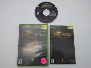 Xbox Original Lord Of The Rings Fellowship Of The Ring CIB Complete LOTR Works - Picture 1 of 6