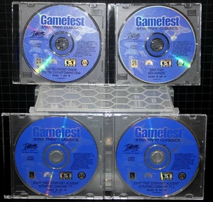 "Gamefest"  4 Star Trek PC Games Win 95/98/XP PC CD Interplay V. 2001 - Picture 1 of 4