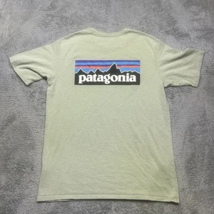 Patagonia Hemd Herren M grün P-6 Logo Responsibili-Tee Regular Fit Outdoor SPOT - Bild 1 von 11