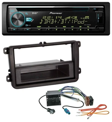 Pioneer DAB MP3 CD USB Bluetooth Autoradio für Skoda Praktik / Superb / Yeti - Bild 1 von 4