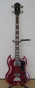 Epiphone Bassgitarre EB-3 transparent Cherry Red ohne Macken - Bild 1 von 11