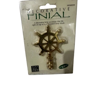  Patriot Lighting remate lámpara rueda barco latón macizo.  Foto 1 de 4