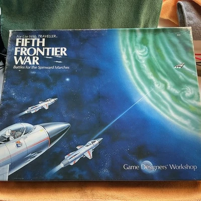 Fifth Frontier War (1981) por GDW - Juego de estrategia de ciencia ficción sin perforar para viajero Foto 1 de 4