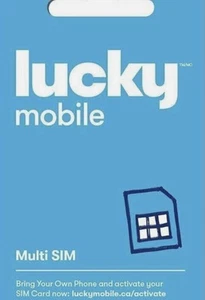 📱 Carte SIM Lucky Mobile - Envoi rapide à votre porte ! - Photo 1 sur 4