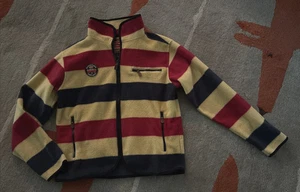 Horseware Ireland Multi Striped Fleece Full Zip Jacket Sweater Womens M - Picture 1 of 8