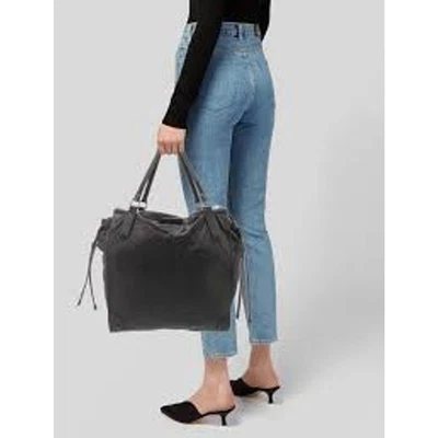 BURBERRY Buckleigh Nylon Tote Bag Purse TRAVEL LAPTOP Black  - Image 1 of 4