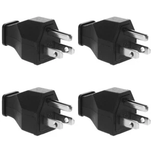 4pcs Replacement Plug 3 Prong Industrial Power Plug 125v 15a Grounding Plug ( - Picture 1 of 12