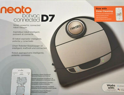 Neato Robotics Botvac D7 Connected Saugroboter D701 WLAN App Tierhaare No-Go-Li. - Bild 1 von 2