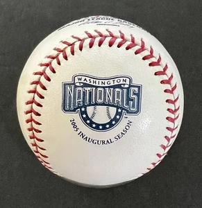 RAWLINGS 2005 WASHINGTON NATIONALS JUEGO INAUGURAL MLB PELOTA DE BÉISBOL - Imagen 1 de 8