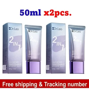 2 X Dr. Leo 2 en 1 Crema Aislante Multiefectos Hidratante Maquillaje Primer 50 g - Imagen 1 de 12