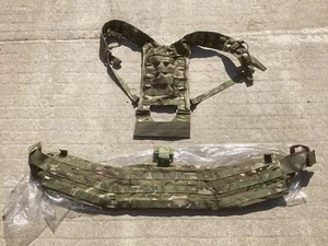 British Army Virtus Chassis REV B MOLLE Hip Belt MTP Size Large & H Harness - Picture 1 of 6