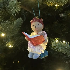 Hallmark Keepsake Ornament Bearnadette Bearinger Bear 1993 serie vintage - Imagen 1 de 10