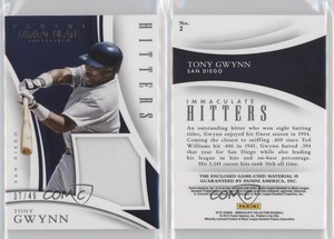 2015 Panini Immaculate Immaculate Hitters /49 Tony Gwynn #2 HOF