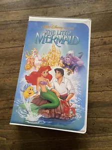 VHS Disney The Little Mermaid Banned Cover 1989 VTG NTSC NM - Picture 1 of 4