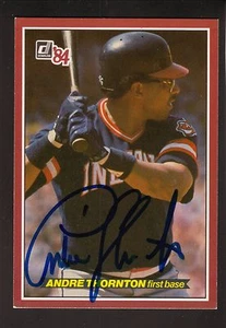 Andre Thornton Autogramm--Cleveland Indians--1984 Donruss All Star Karte - Bild 1 von 1