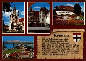Tarjeta postal del lago de Constanza postal historia y crónica postal - Imagen 1 de 2