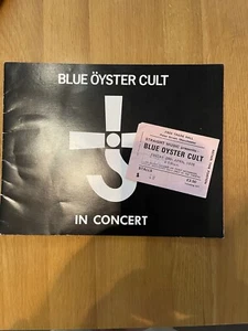 Blue Oyster Cult Spectres Programme And Ticket - Picture 1 of 3
