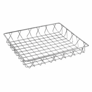Cesta de exhibición de alambre Olympia hecha de acero inoxidable - 350x300x50mm - Imagen 1 de 1